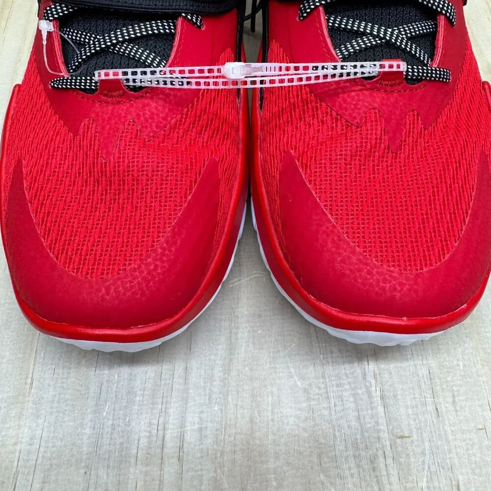 NEW Under Armour Curry Fox 2 Mens Sz 15 Red Black Sneakers Shoes 6011008-008